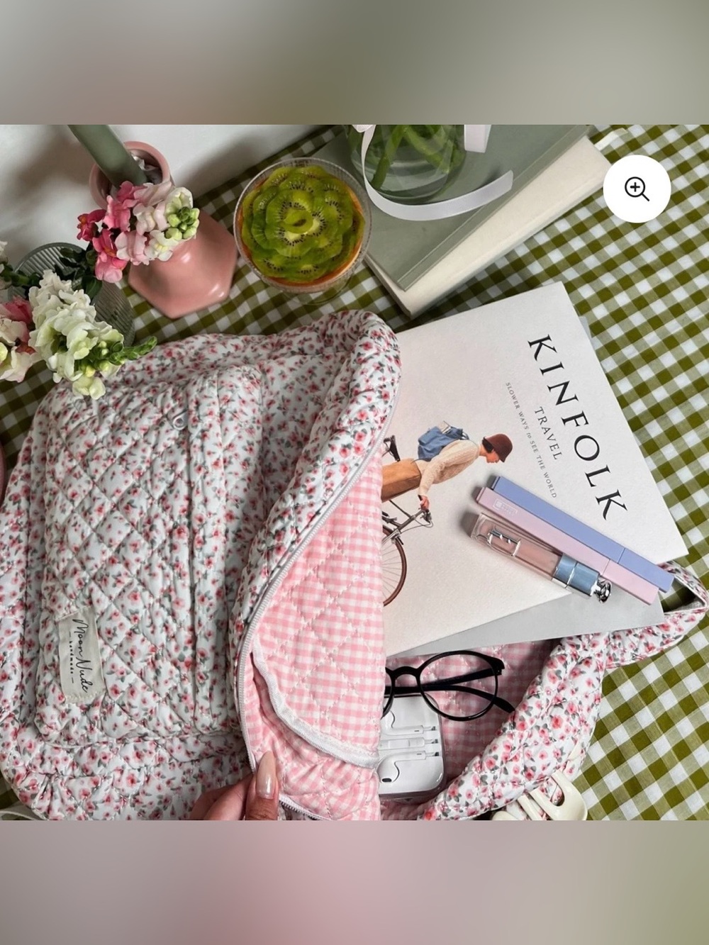 MOON NUDE PEONY ORIGINAL BACKPACK